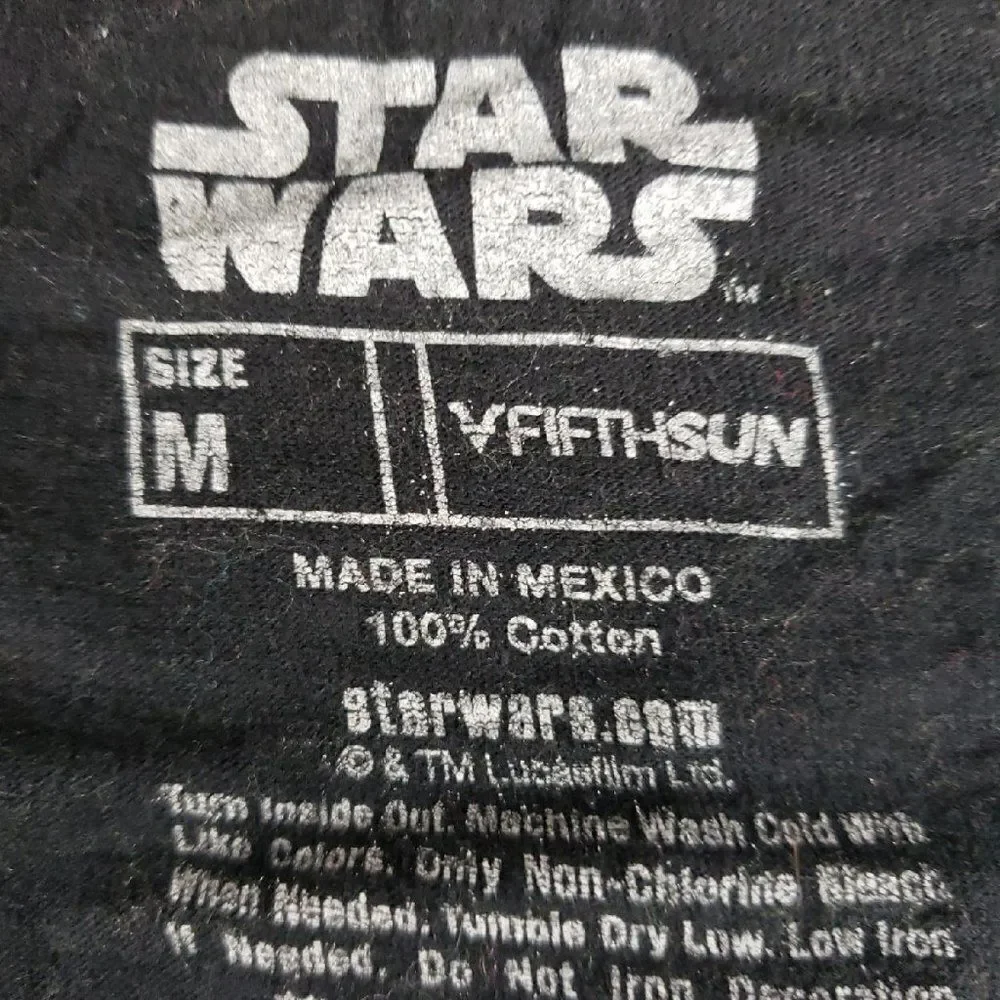 Star Wars Millennium Falcon Tshirt Black Medium - Picture 4 of 4